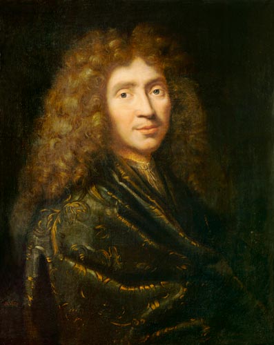Portrait of Moliere (1622-73) de Pierre Mignard