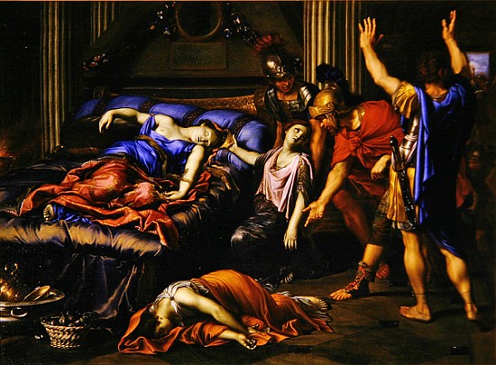The Death of Cleopatra de Pierre Mignard