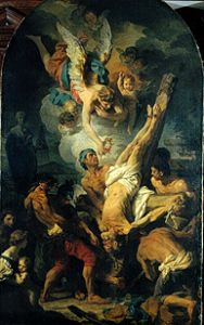 The crucifixion Petri. de Pierre Subleyras
