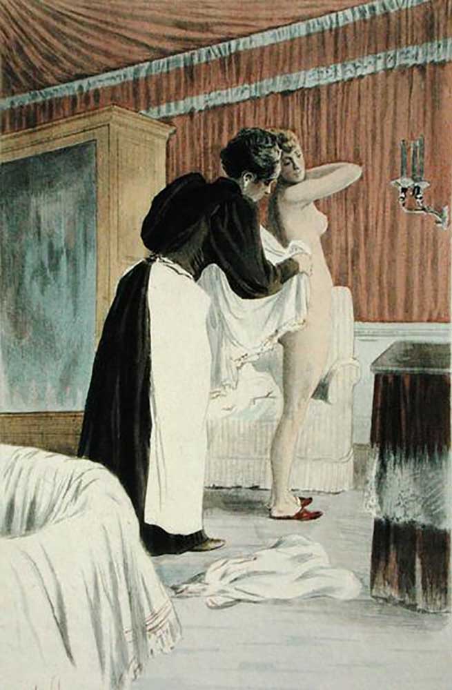 The Washing Tub, from La Femme a Paris by Octave Uzanne, engraved by F. Masse, 1894 de Pierre Vidal