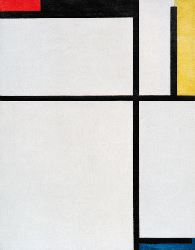 Composition with red… de Piet Mondrian