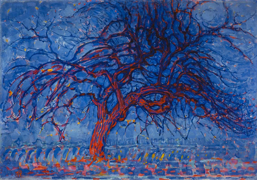 El árbol rojo  de Piet Mondrian