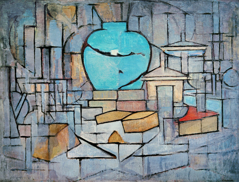 Still Life with Gingerpot 2 de Piet Mondrian