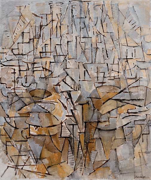 Tableau No. 4; Composition de Piet Mondrian