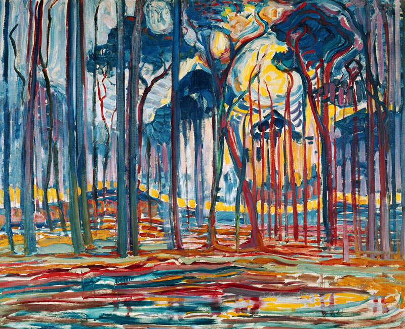 Bosque de Oele de Piet Mondrian