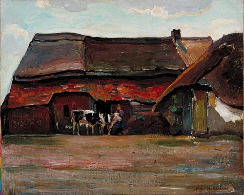 Brabant Farmyard de Piet Mondrian
