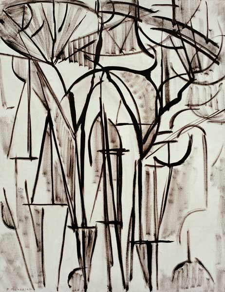 Composition trees I de Piet Mondrian