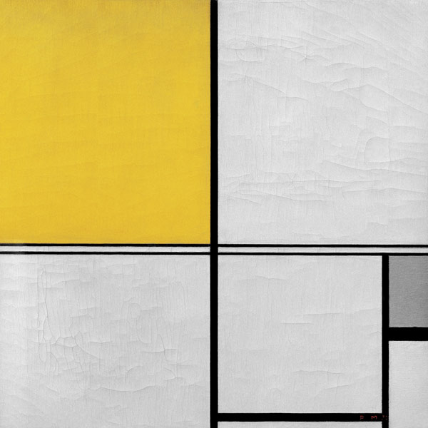 Composition With Double Line de Piet Mondrian