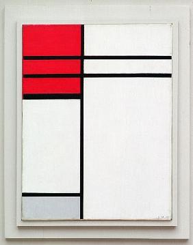 Composition (A) in Red and White