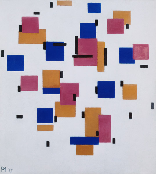 Composition in Col. B de Piet Mondrian