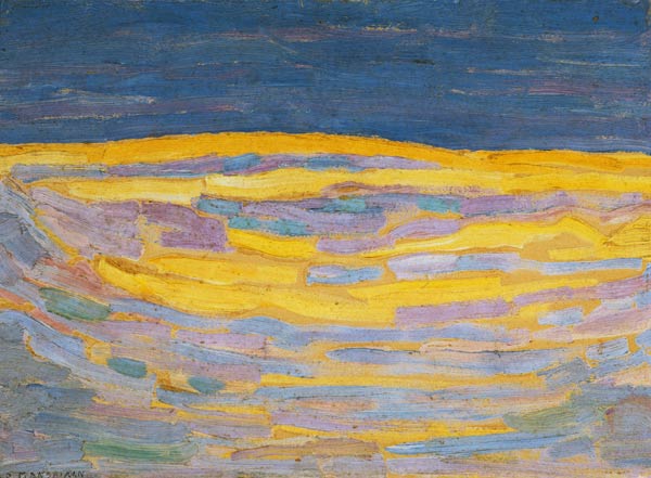 Morgendämmerung. de Piet Mondrian