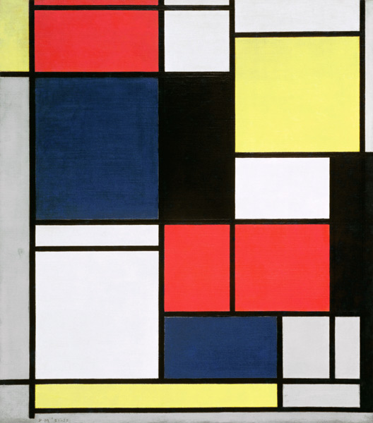 Tableau II de Piet Mondrian