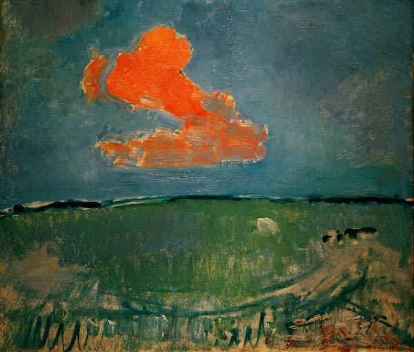The Red Cloud de Piet Mondrian