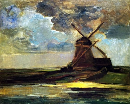 Windmill in the Gein de Piet Mondrian
