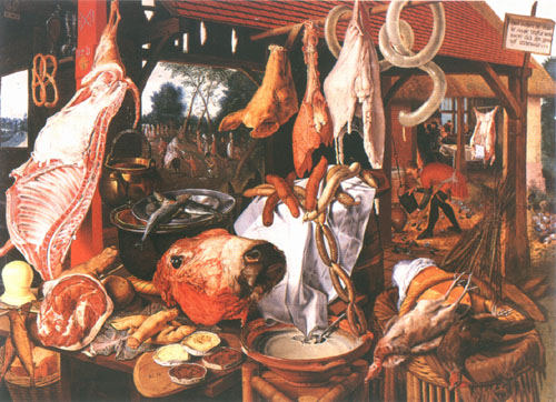 The butcher shop de Pieter Aertzen