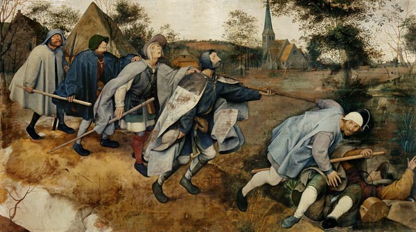 The parable of the blind men de Pieter Brueghel El Viejo