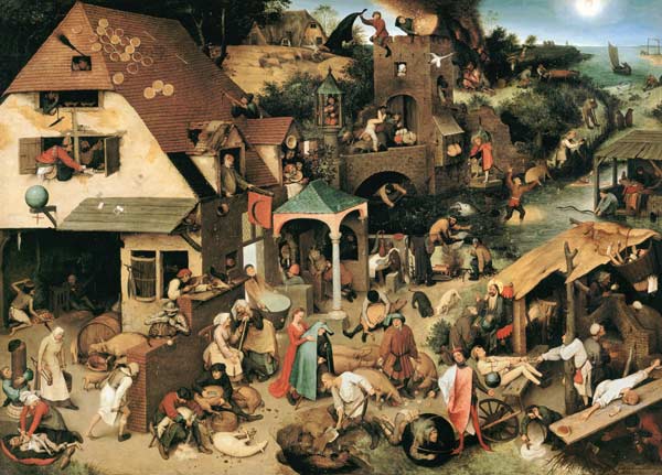 Los proverbios holandeses de Pieter Brueghel El Viejo