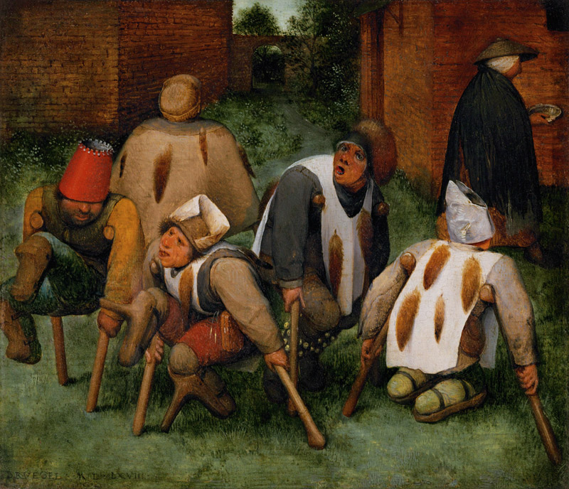 The Beggars de Pieter Brueghel El Viejo