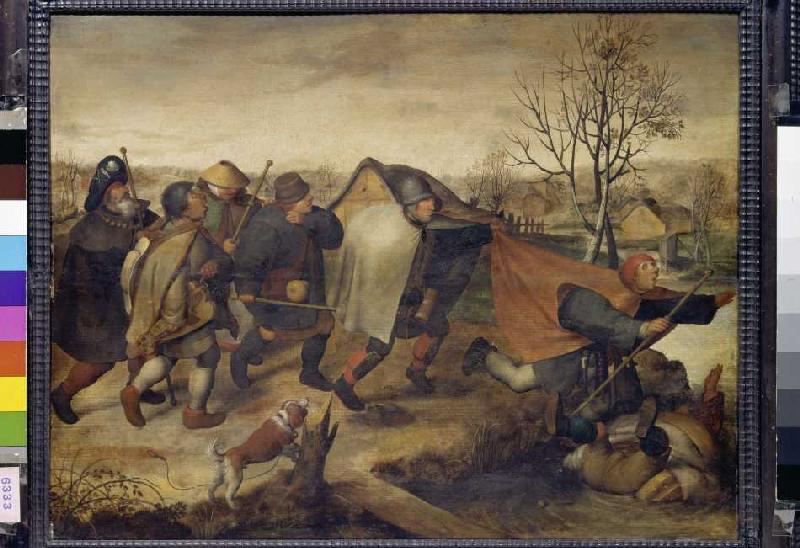 The blind men de Pieter Brueghel El Viejo