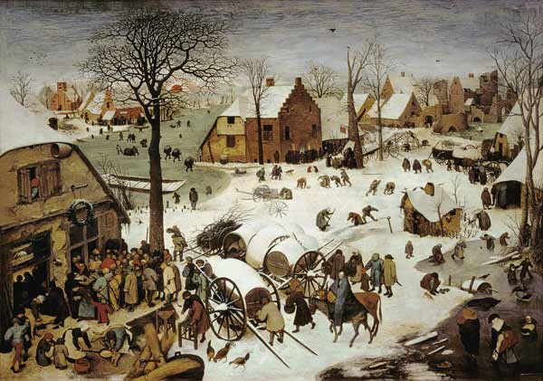 El senso en Bethlehem de Pieter Brueghel El Viejo