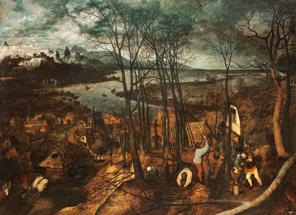 The gloomy day de Pieter Brueghel El Viejo