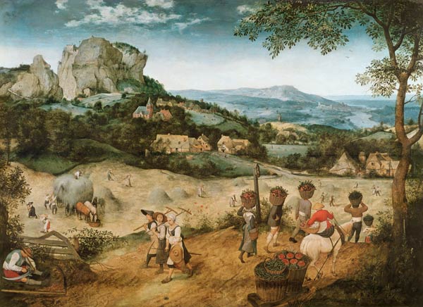 The hay harvest de Pieter Brueghel El Viejo