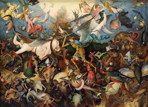 Fall of the angels de Pieter Brueghel El Viejo