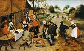 Peasants At A Roadside Inn