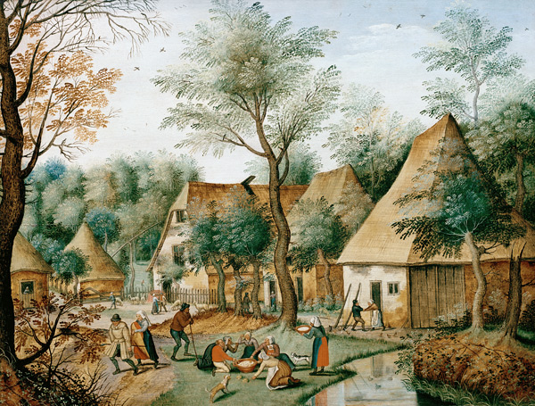 Dorflandschaft de Pieter Brueghel el Joven
