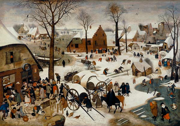 The Census at Bethlehem de Pieter Brueghel el Joven
