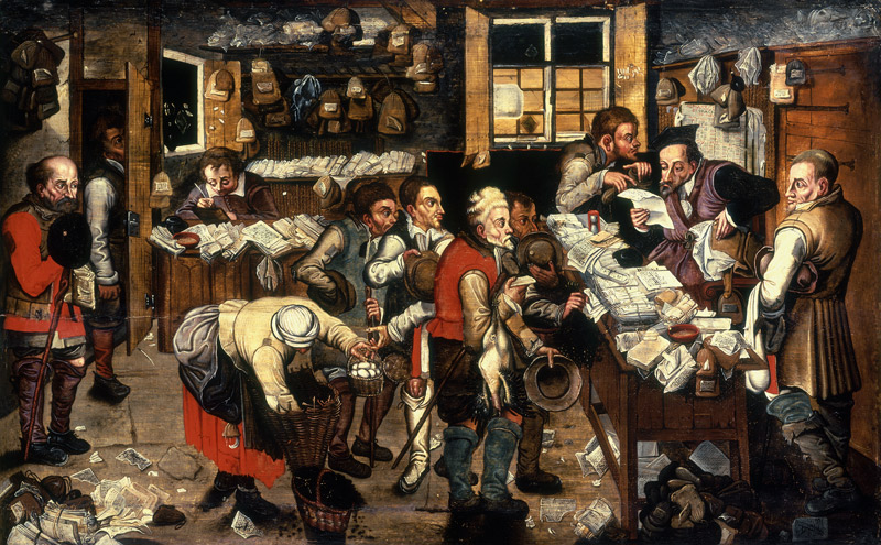The Rent Collectors de Pieter Brueghel el Joven
