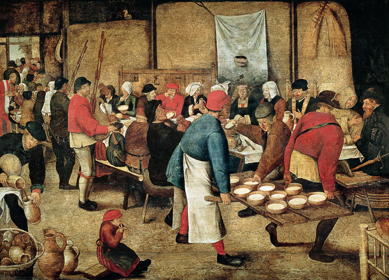 The Wedding Supper de Pieter Brueghel el Joven
