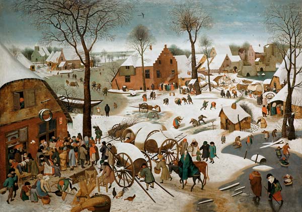 Census in Bethlehem , Brueghel t.Y de Pieter Brueghel el Joven
