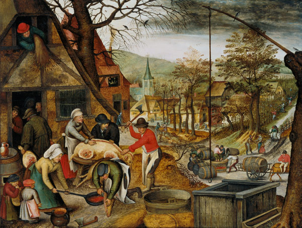 Allegory of Autumn (panel) de Pieter Brueghel el Joven
