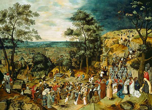Christ on the Road to Calvary de Pieter Brueghel el Joven
