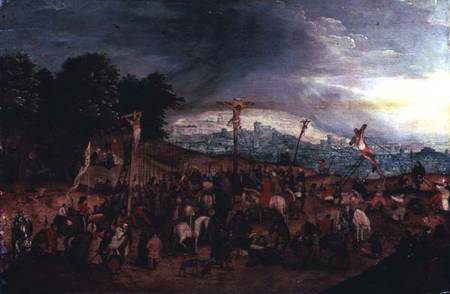 The Crucifixion de Pieter Brueghel el Joven
