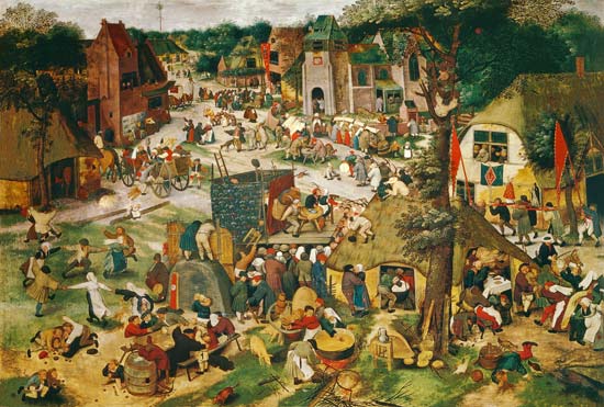 The Hoboken or piece of Georg fair. de Pieter Brueghel el Joven

