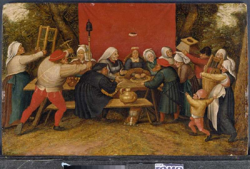 Geschenke für die Braut de Pieter Brueghel el Joven
