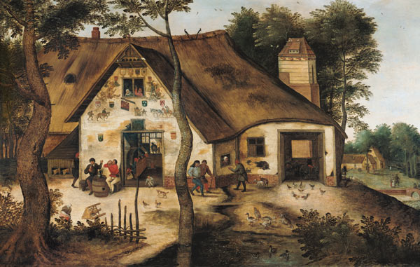 The pub of St. Michel de Pieter Brueghel el Joven
