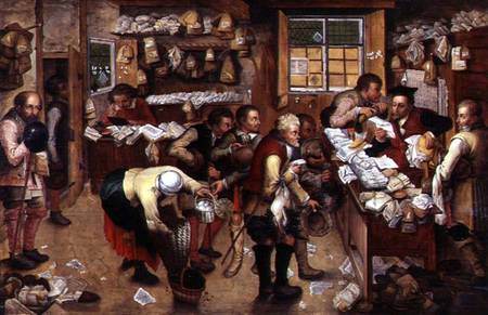 Rent day de Pieter Brueghel el Joven

