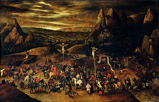 The Crucifixion de Pieter Brueghel el Joven
