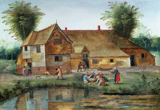 The Peasant's Meal de Pieter Brueghel el Joven
