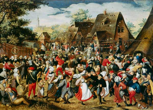 The Village Festival de Pieter Brueghel el Joven
