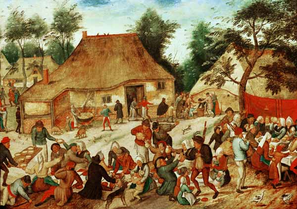 Wedding Feast de Pieter Brueghel el Joven
