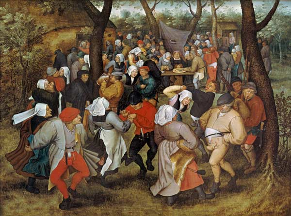 The Wedding Dance de Pieter Brueghel el Joven

