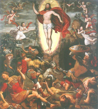 Resurrección de Jesús de Pieter Claeissens d. Ä.