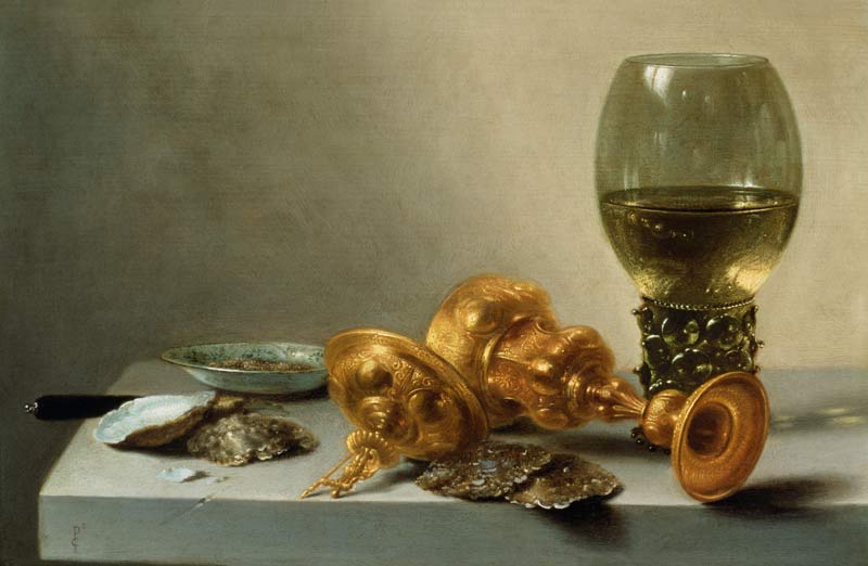 A Still Life with a Roemer and a Gilt Cup de Pieter Claesz