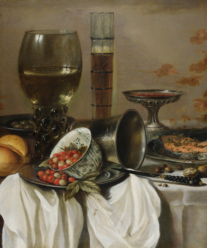 Still Life with Drinking Vessels de Pieter Claesz