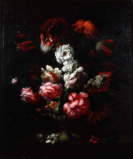 Still life of flowers in an urn (pair of 78177) de Pieter Hardime