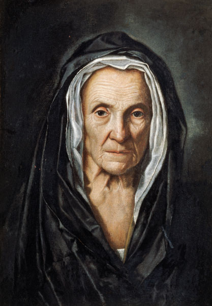 Retrato de una mujer vieja de Pietro Bellotti